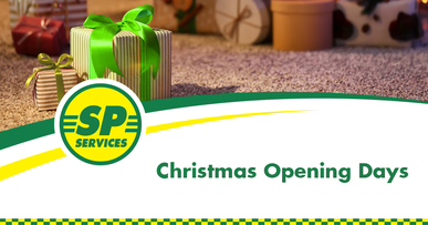 SP Services Christmas Opening Hours UK 