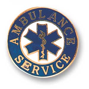Lapel Badge Ambulance Service