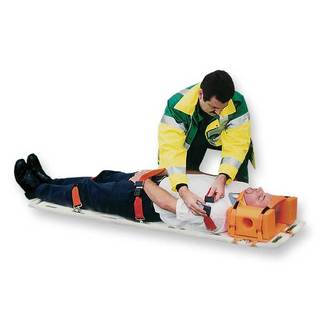SP Donway White Spineboard - Head Immobiliser & S/C Straps