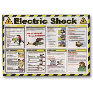 First Aid Poster - Electric Shock