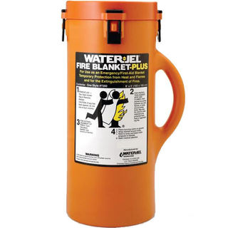 Water-Jel Fire Blanket Plus in Orange Canister - 183 x 152cm