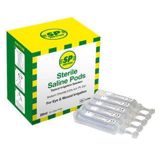SP Sterile Saline Pods 20ml - Box of 250