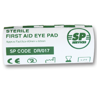 Sterile Eye Pad HSE Flow Wrapped Dressing - 7.5 x 5.5cm 
