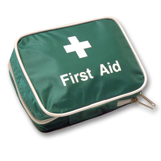 First Aid Belt Pouch - Green - Printed