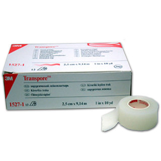Transpore H/Allegy Tape 2.50cm x 9.1m - Box of 12