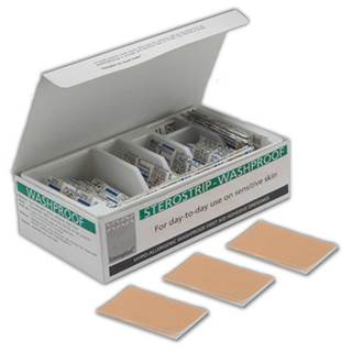 Sterostrip Hypoallergenic Washproof Plasters 7.5cm x 5cm - Box of 50