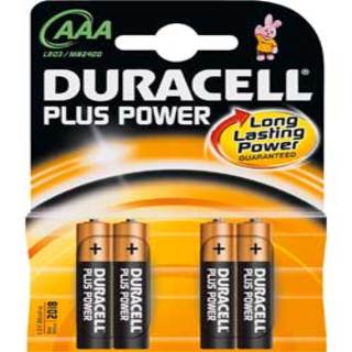 AAA Duracell Plus Batteries/Battery - Pack Of 4