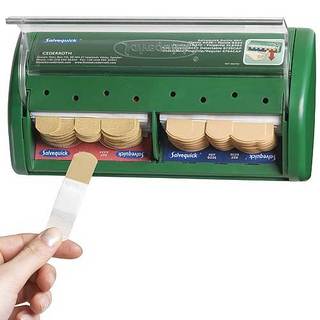 Salvequick Plaster Dispenser with Textile and Plastic Plasters