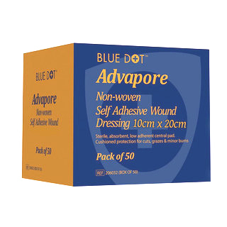 Advapore Non Woven Wound Dressing 10 x 20cm - Box of 50