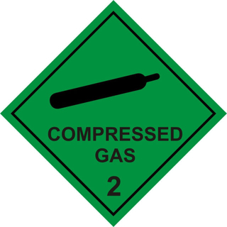 Magnetic Compressed Gas Diamond Sign