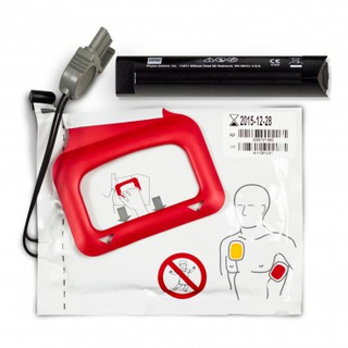 Lifepak CR Plus Charge Stick and Adult Pads