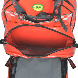 SP Parabag First Responder AED & Oxygen Backpack Red - TPU Fabric