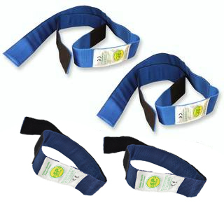 Casualty Securing Strap Set - 2 Long & 2 Short - Blue
