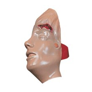 Bleeding Moulage - Laceration of Forehead (MANIKIN USE ONLY)