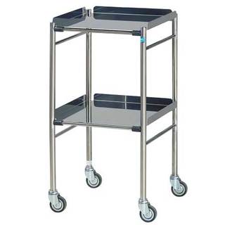 Dressing Trolley with 2 Shelves - 460mm x 460mm