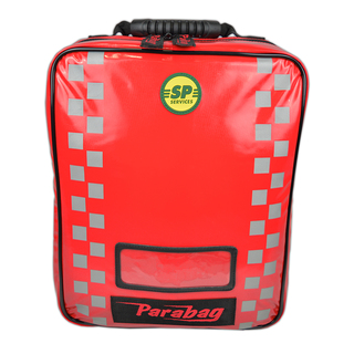 Forestry Care Emergency First Aid Kit in Red Backpack