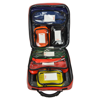 Forestry Care Emergency First Aid Kit in Red Backpack