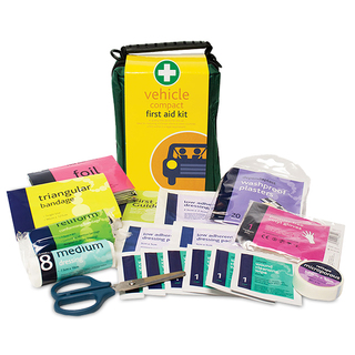 Compact Vehicle First Aid Kit in Helsinki Bag