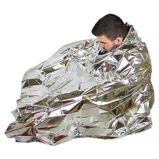 Emergency Evacuation Bag with 200 Foil Space Blankets
