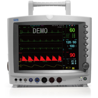 G3D Multi-Parameter 12-Lead ECG Patient Monitor with Masimo SPO2 & ETC02