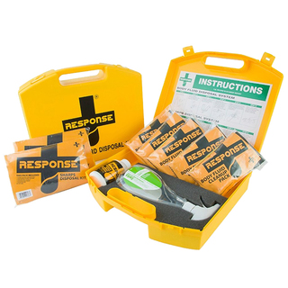 Sharps Disposal and Body Fluid Spillage Kit