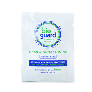 Bioguard Anti Bacterial Sachet - Hand / Surface Wipe - Pack of 500