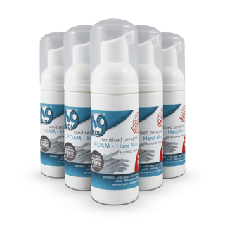 Medi9 Alcohol-Free Foam Hand Sanitiser - 50ml Can - Pack of 24