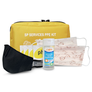 Children's Premium PPE Kit in Yellow Pouch