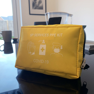 Stay Safe Individual PPE Kit in Yellow Pouch