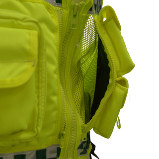 Bastion Tactical EMS 5 Pocketl Vest in Yellow/Green XXLarge 50" - 66"