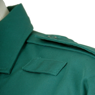 Unisex Short Sleeved Ambulance Shirt - Bottle Green Medium