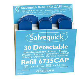 Salvequick Blue Detectable Refill Pack
