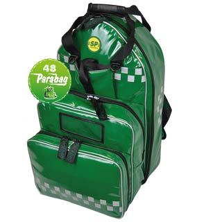 SP Parabag First Responder AED & Oxygen Backpack Green - TPU Fabric