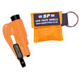 Res-Q-Me Window Punch & Seat Belt Cutter + CPR Shield