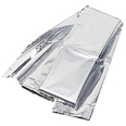 SP Foil Space Blanket - Silver - Adult Size - Case of 100