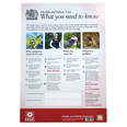Health & Safety Law Poster - 2009 Rigid Plastic Design A2