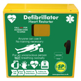 SP 1000 Defib Cabinet, Unlocked with Heating and Light - Stainless Steel