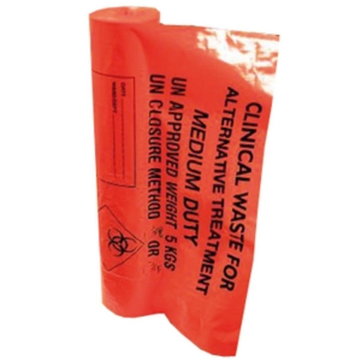 Orange Clinical Waste Bags - 71x99cm - Heavy - 1 Roll of 25  Orange Clinical Waste Bags - 71x99cm - Heavy - 1 Roll of 25