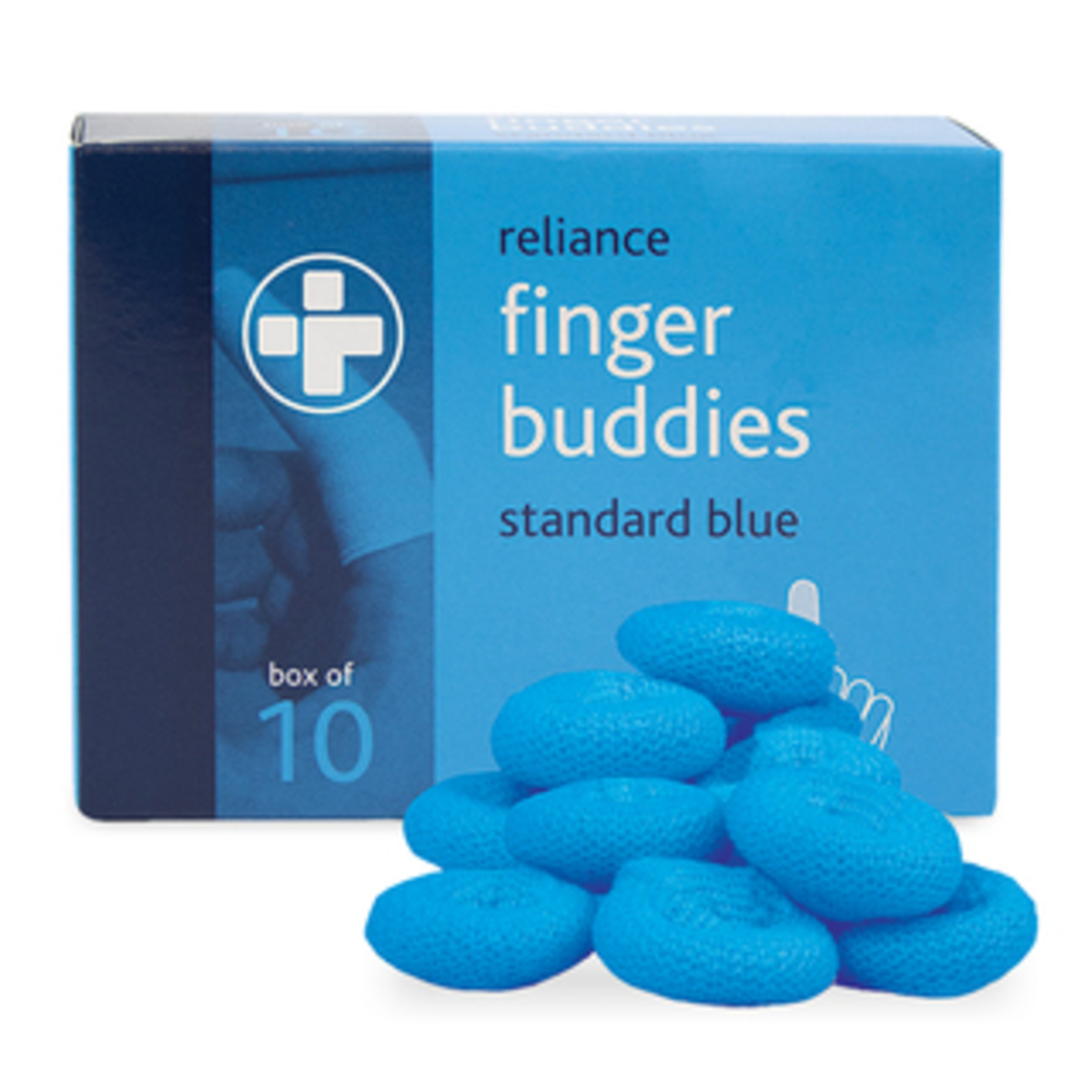 Finger Bob, Blue - Standard - Box of 10 Finger Bob, Blue - Standard - Box of 10
