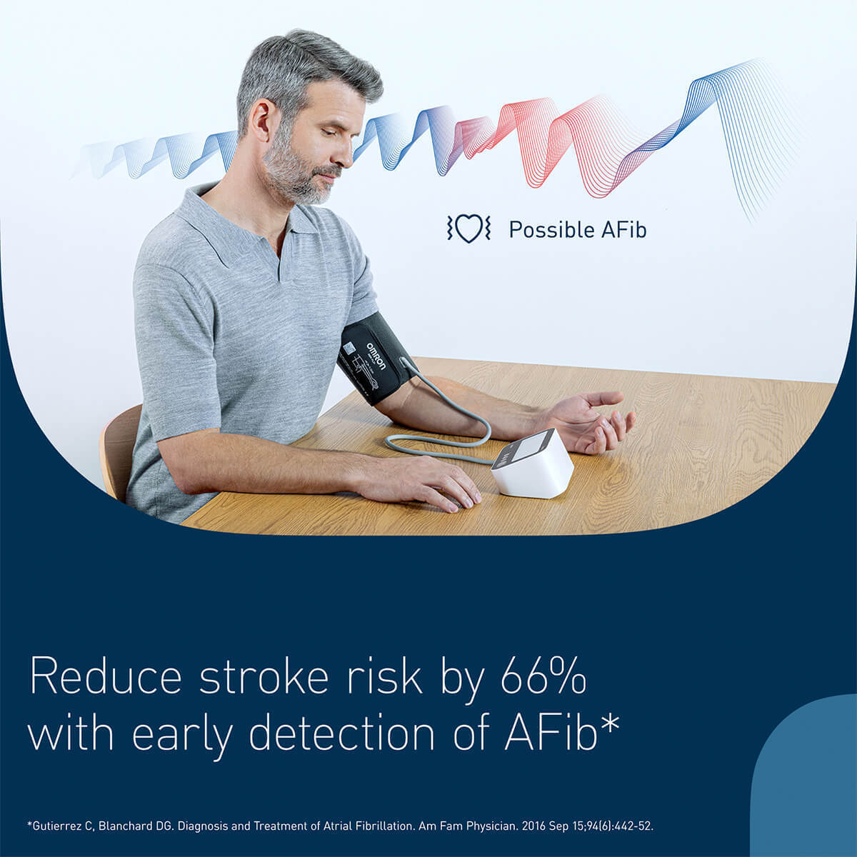 OMRON M4 Connect AFib Upper Arm Blood Pressure Monitor OMRON M4 Connect AFib Upper Arm Blood Pressure Monitor