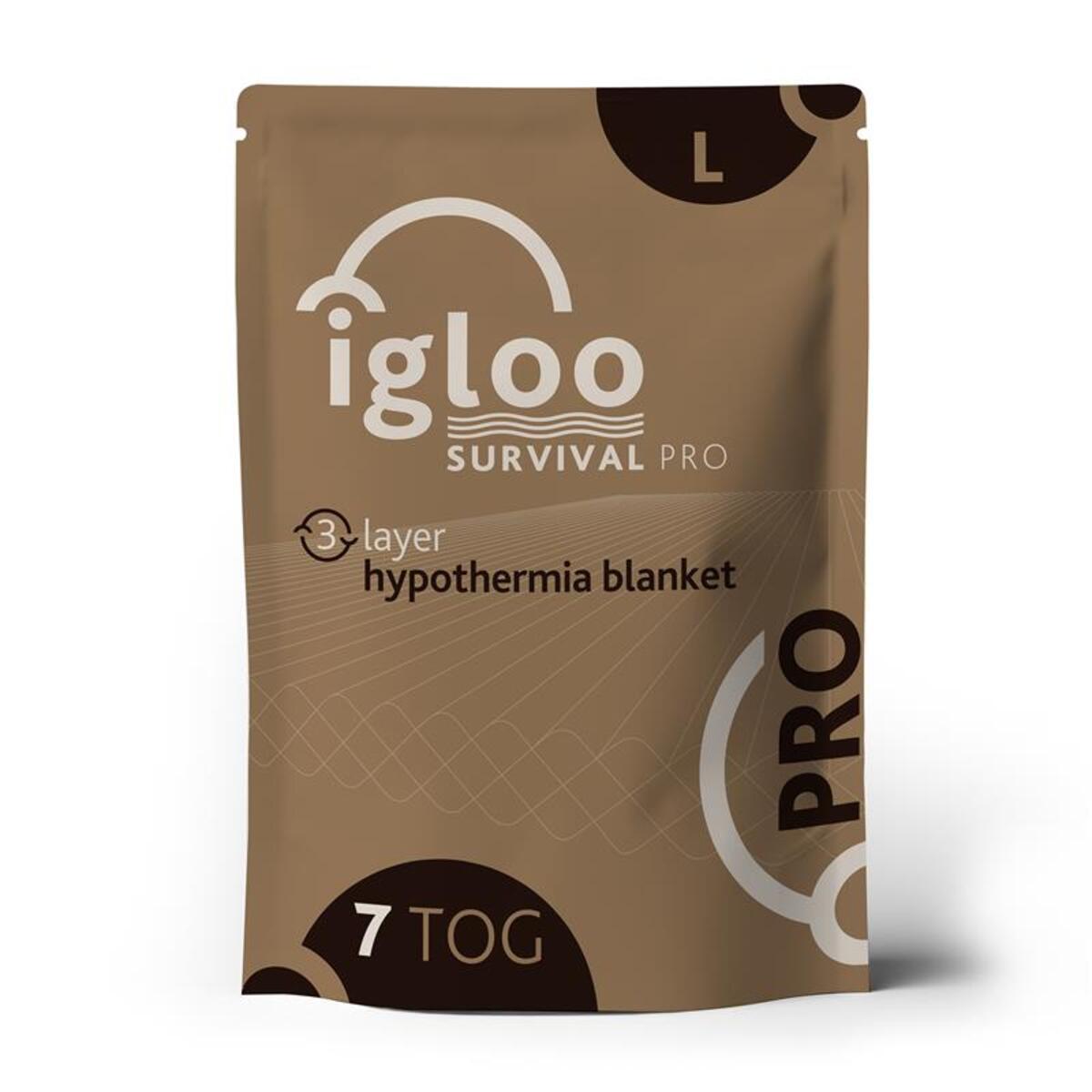 Igloo Pro Hypothermia Blanket - 3 Layer/7 Tog - Large - Brown Igloo Pro Hypothermia Blanket - 3 Layer/7 Tog - Large - Brown