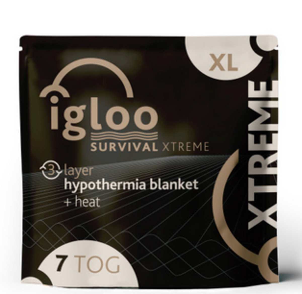 Igloo Xtreme Hypothermia Blanket - 3 Layer/7 Tog - XLarge - Brown Igloo Xtreme Hypothermia Blanket - 3 Layer/7 Tog - XLarge - Brown