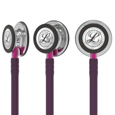 3M Littmann Classic III Stethoscope - Mirror Chest, Plum Tubing 3M Littmann Classic III Stethoscope - Mirror Chest, Plum Tubing