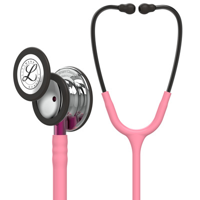 3M Littmann Classic III Stethoscope - Mirror Chest, Pearl Pink Tubing 3M Littmann Classic III Stethoscope - Mirror Chest, Pearl Pink Tubing