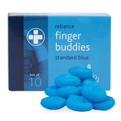 Finger Bob, Blue - Standard - Box of 10 Finger Bob, Blue - Standard - Box of 10